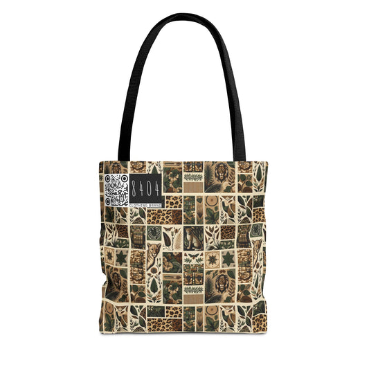 Streetwear Safari Urban Jungle Explorer Tote Bag - 8404 Design-51