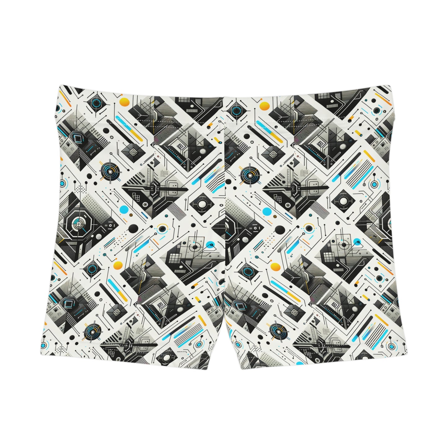 Tech Minimalism Minimalist Tech Women's Shorts - 8404 Design-47