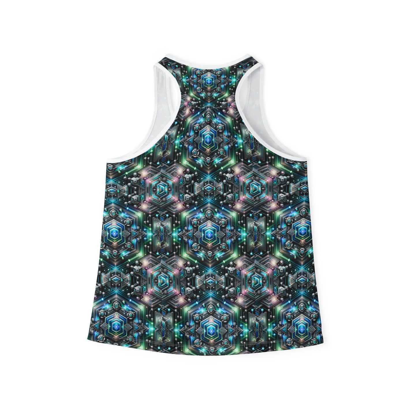 Tech-Infused Futurism Futuristic Tech Women's Tank Top - 8404 Design-63