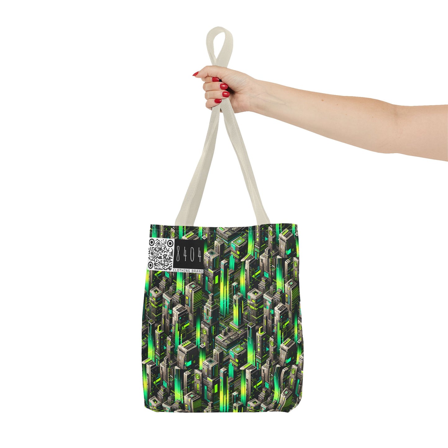 Digital Rebellion Tech-Forward Streetwear Tote Bag - 8404 Design-63