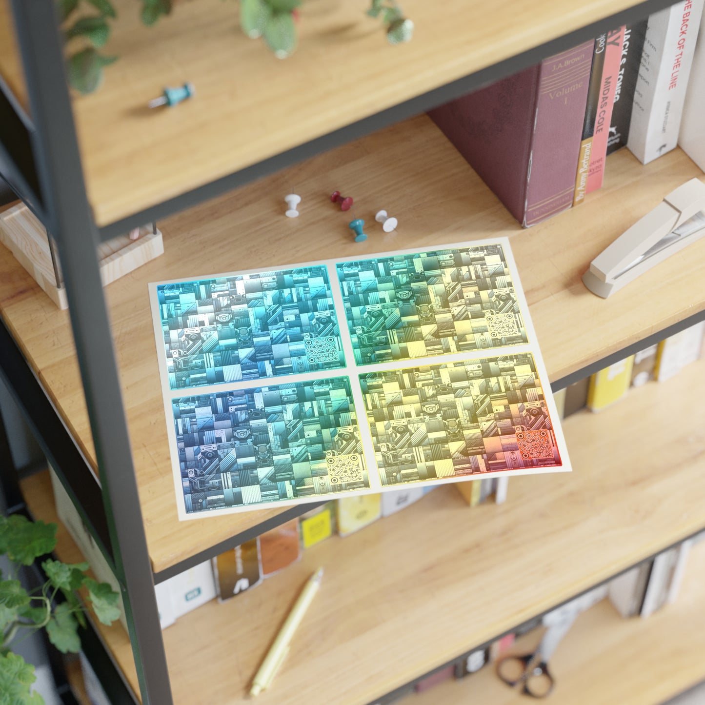 Tech-Inspired Utility Tech-Forward Streetwear With Utilitarian Edge Sticker Sheets - 8404 Design-44