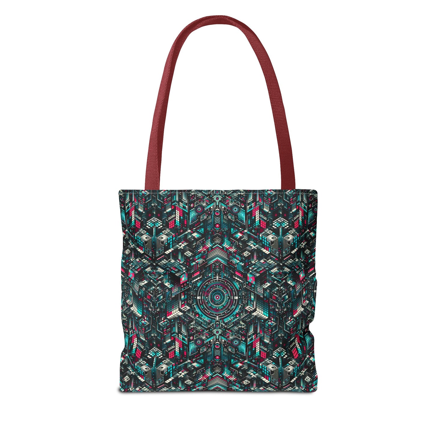 Digital Rebellion Tech-Inspired Streetwear Tote Bag - 8404 Design-54