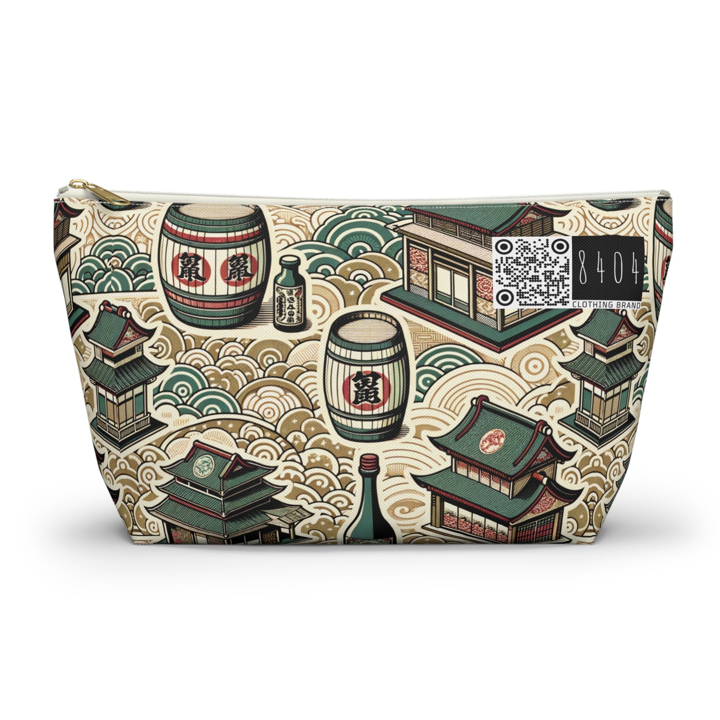 Cultural Artisanal Fusion Contemporary Cultural Elegance Accessory Pouch W T-Bottom - 8404 Design-68