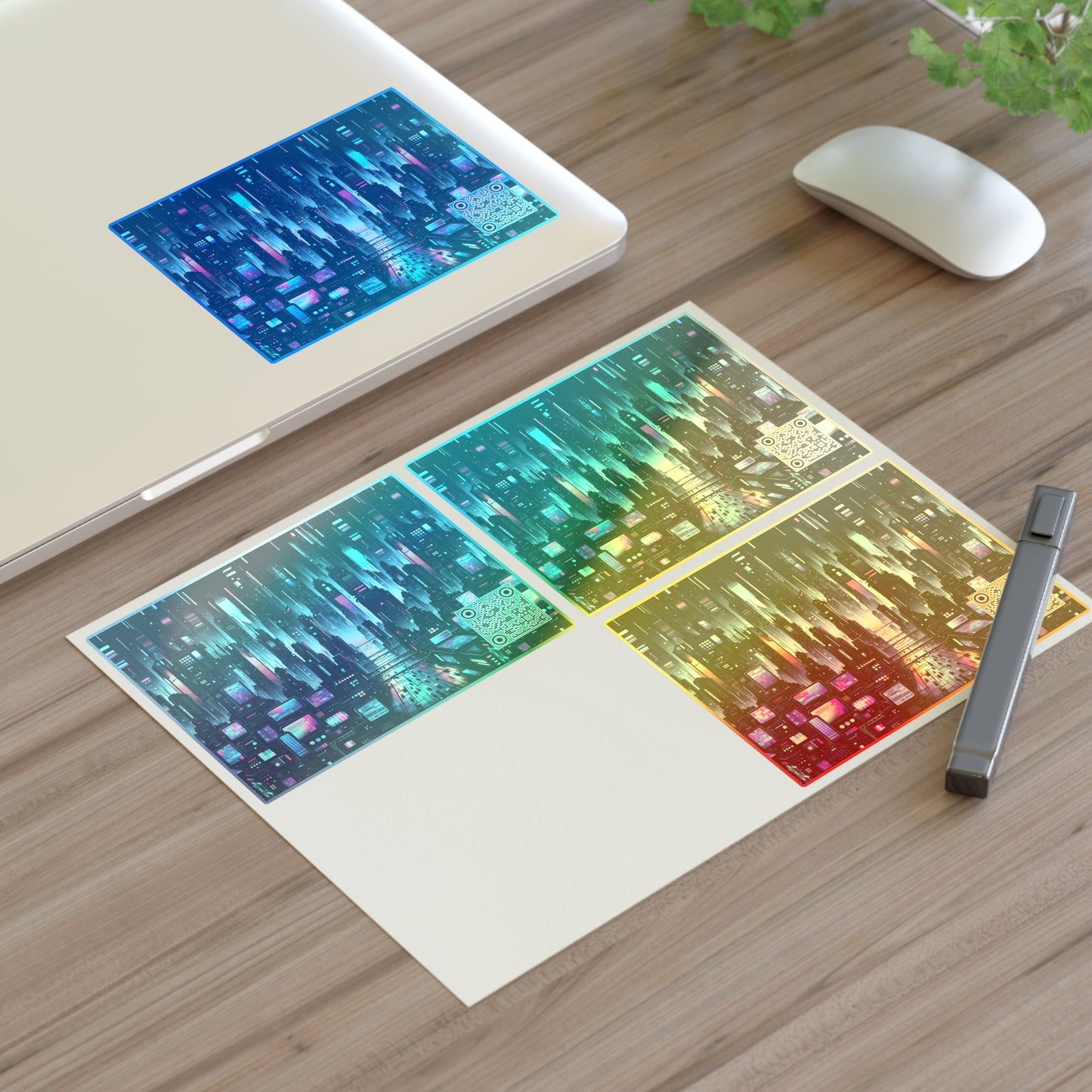 Tech Noir Graphics Cyberpunk Tech Aesthetic Sticker Sheets - 8404 Design-57