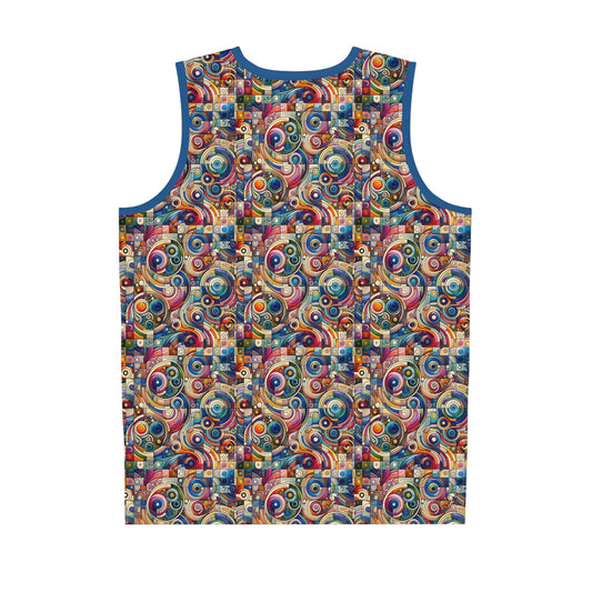 Digital Artistic Expression Artistic Streetwear Basketball Jersey - 8404 Design-49