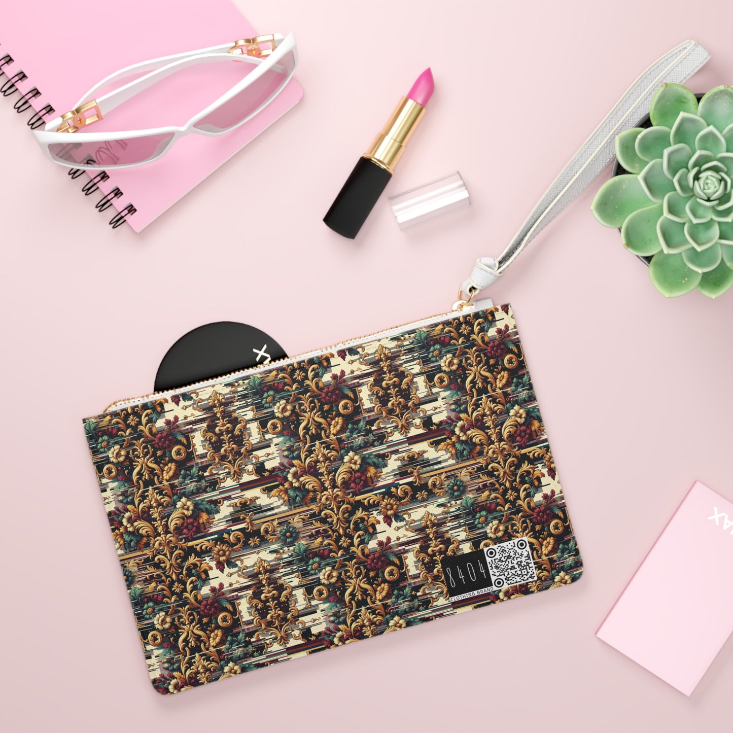 Digital Renaissance Modern Baroque Fusion Clutch Bag - 8404 Design-63