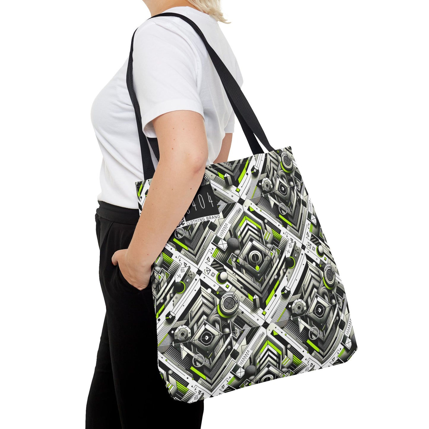 Elevated Sporty Tech Tech-Forward Streetwear Tote Bag - 8404 Design-70