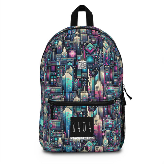 Digital Renaissance Tech-Forward Maximalism Backpack - 8404 Design-56
