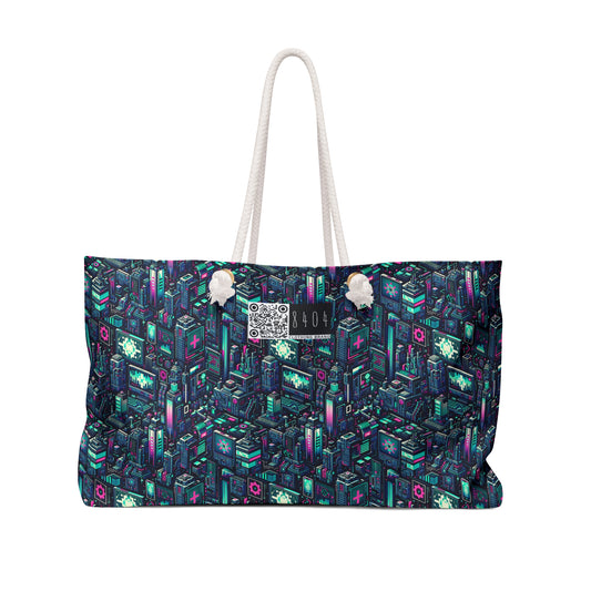 Digital Rebellion Tech-Inspired Streetwear Weekender Bag - 8404 Design-58