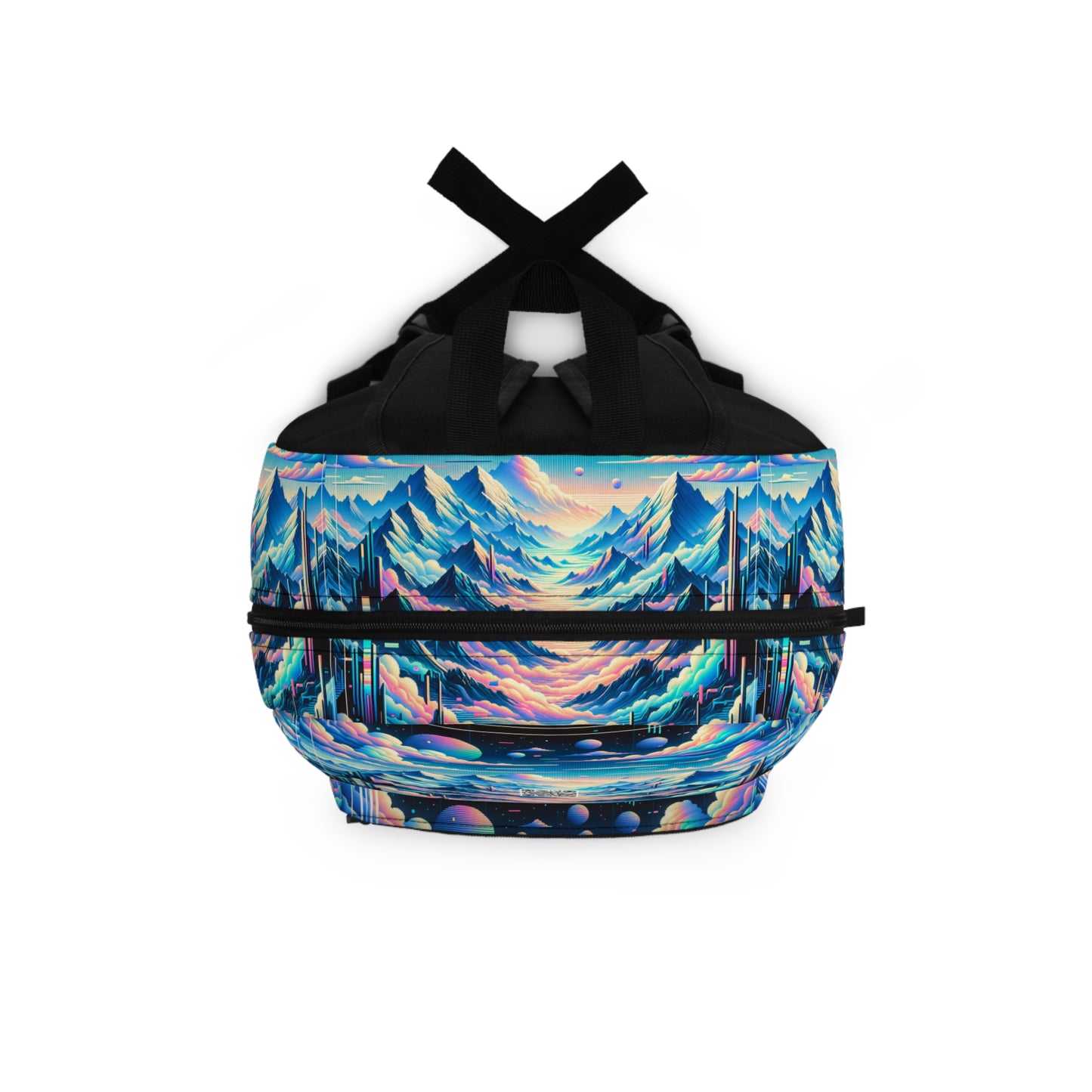 Digital Dreamscapes Digitally-Inspired Streetwear With a Dreamy, Surreal Twist Backpack - 8404 Design-69