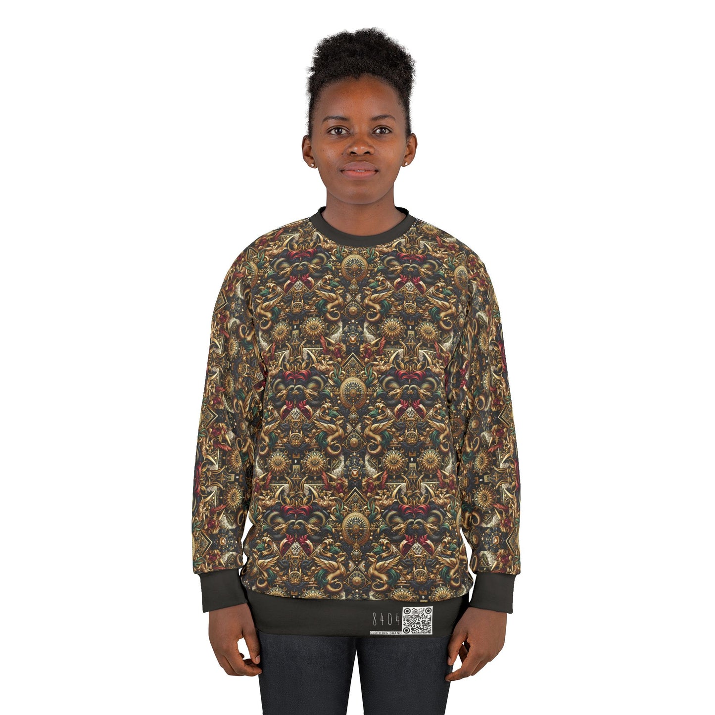 Digital Renaissance Luxurious Streetwear Inspired By Classical Art With a Modern Twist Sweatshirt - 8404 Design-76