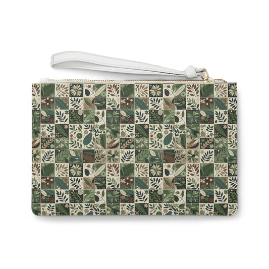 Streetwear Sustainability Environmentally Conscious Streetwear with a Natural Aesthetic Clutch Bag - 8404 Design-57