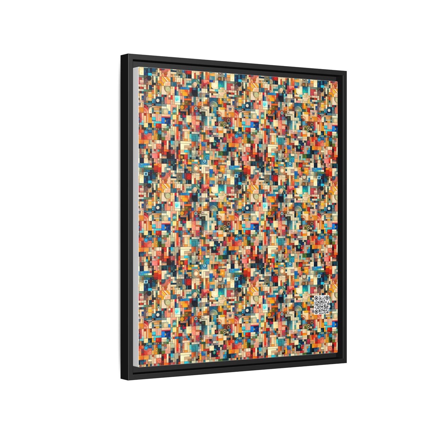 Digital Artistic Expression Artistic Streetwear Matte Canvas, Framed (multi-Color) - 8404 Design-46 B