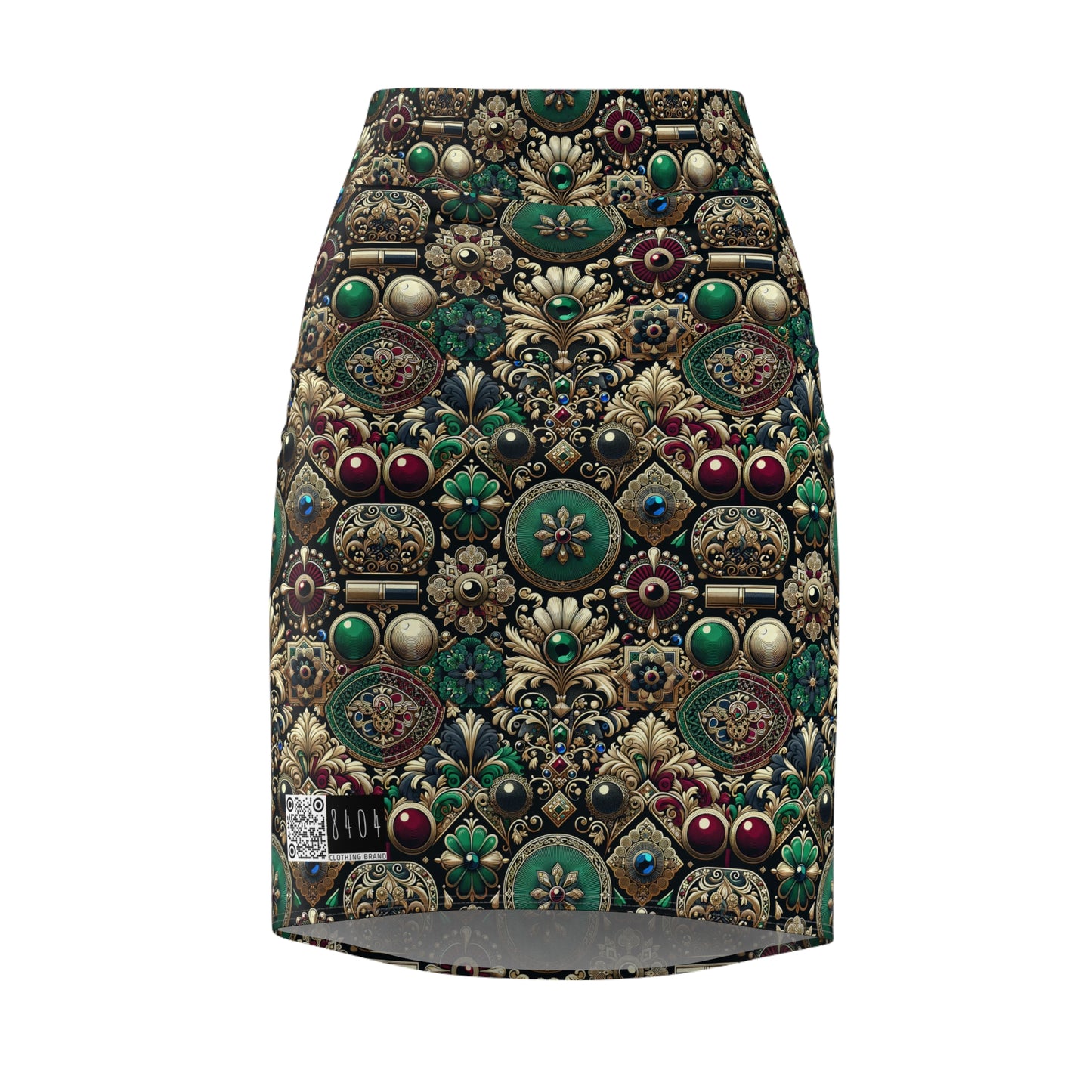 Neo-Dandyism Modern Dandy Streetwear Women's Pencil Skirt - 8404 Design-54