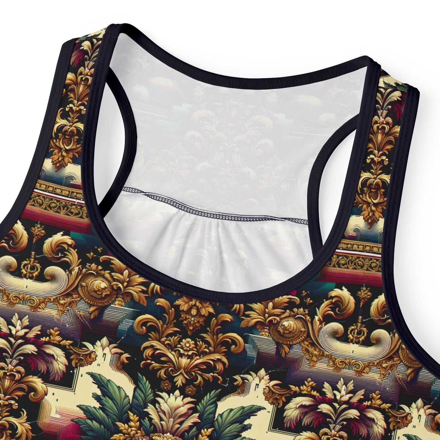 Digital Renaissance Modern Baroque Fusion Women's Tank Top - 8404 Design-60