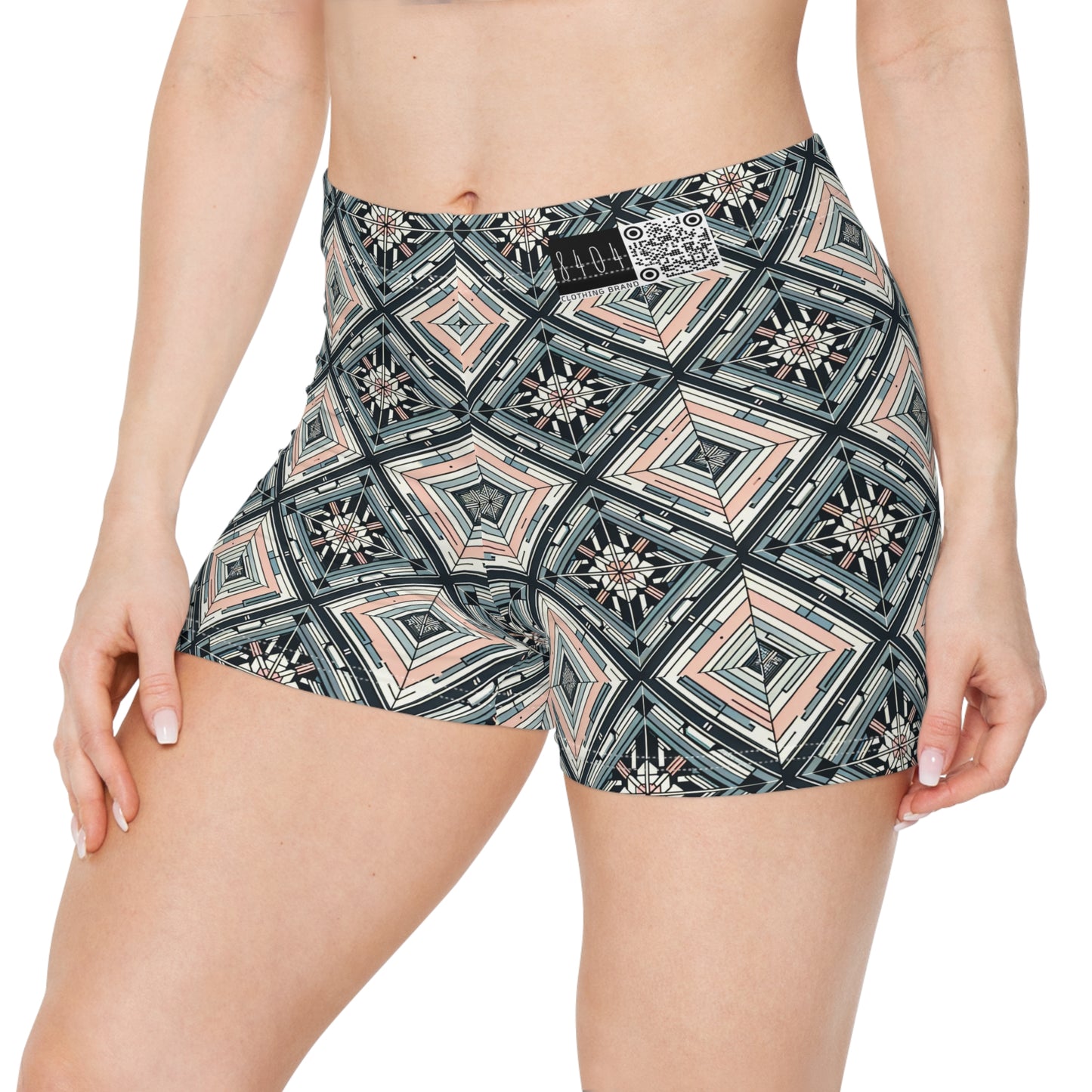 Tech Minimalism Minimalist Tech Women's Shorts - 8404 Design-60