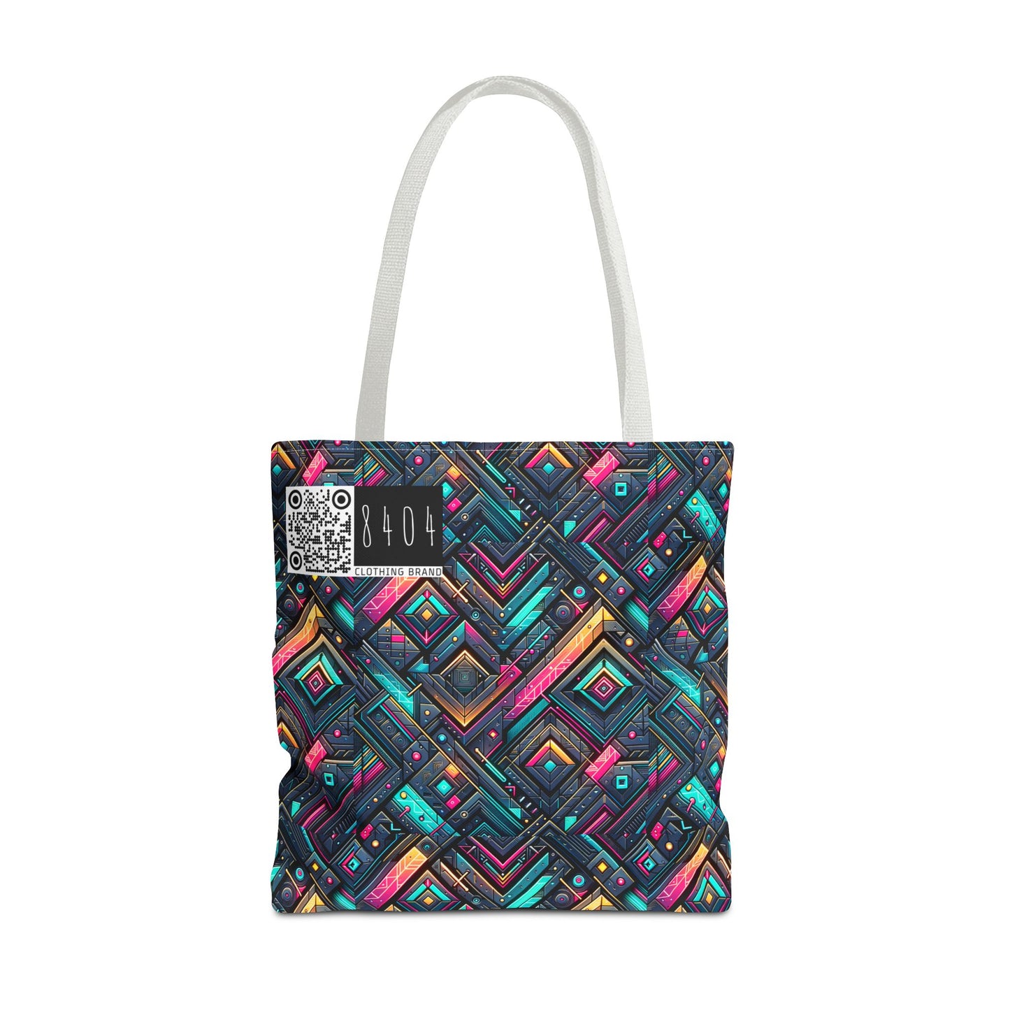 Tech-Inspired Graphics Cyberpunk Cool Tote Bag - 8404 Design-67