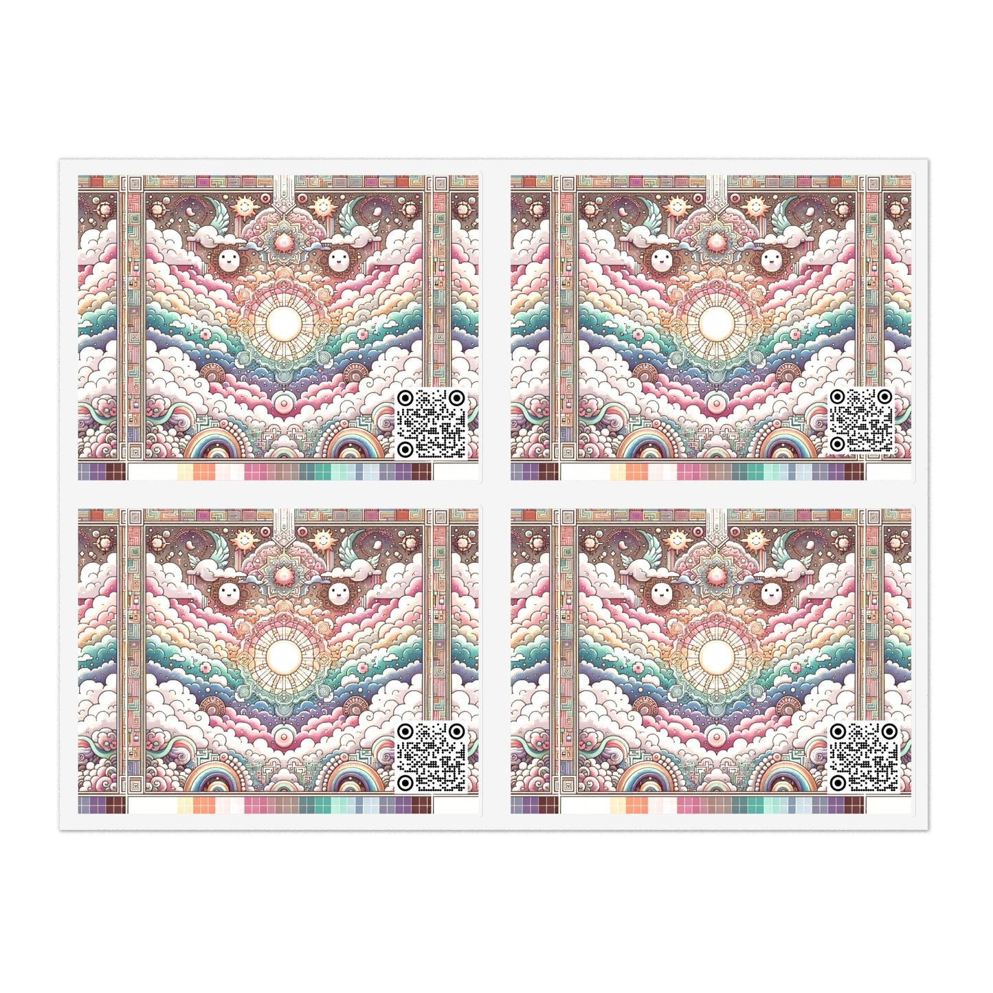 Digital Dreamland Whimsical and Nostalgic Streetwear With a Digital Twist Sticker Sheets - 8404 Design-56