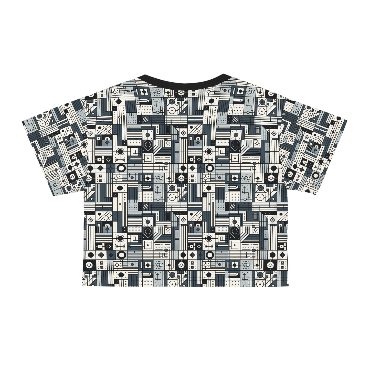 Digital Minimalism Minimalist Tech Crop Tee - 8404 Design-49