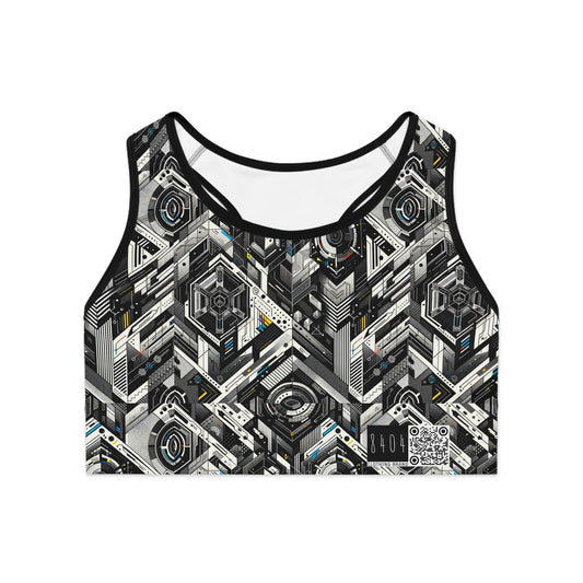 Tech Athletic Fusion Tech-Forward Athletic Sports Bra - 8404 Design-63