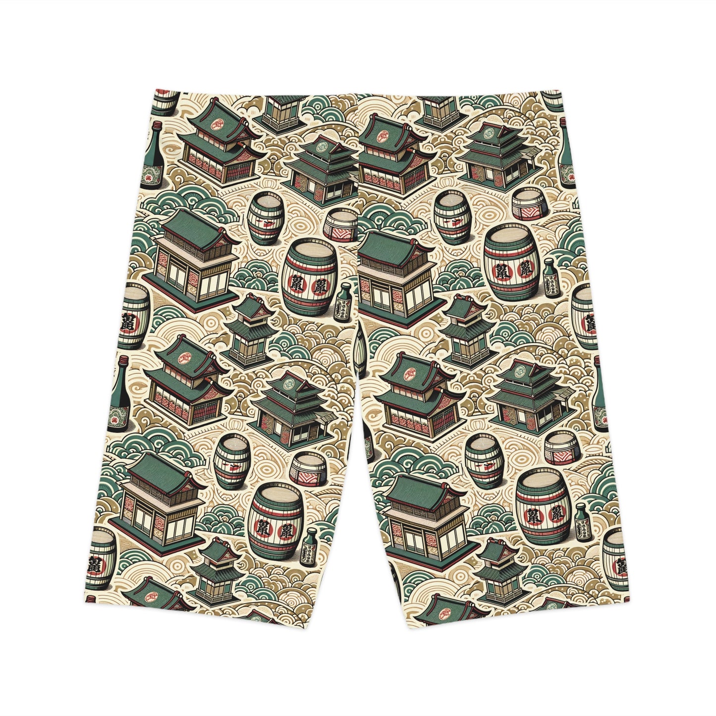 Cultural Artisanal Fusion Contemporary Cultural Elegance Women's Bike Shorts - 8404 Design-68
