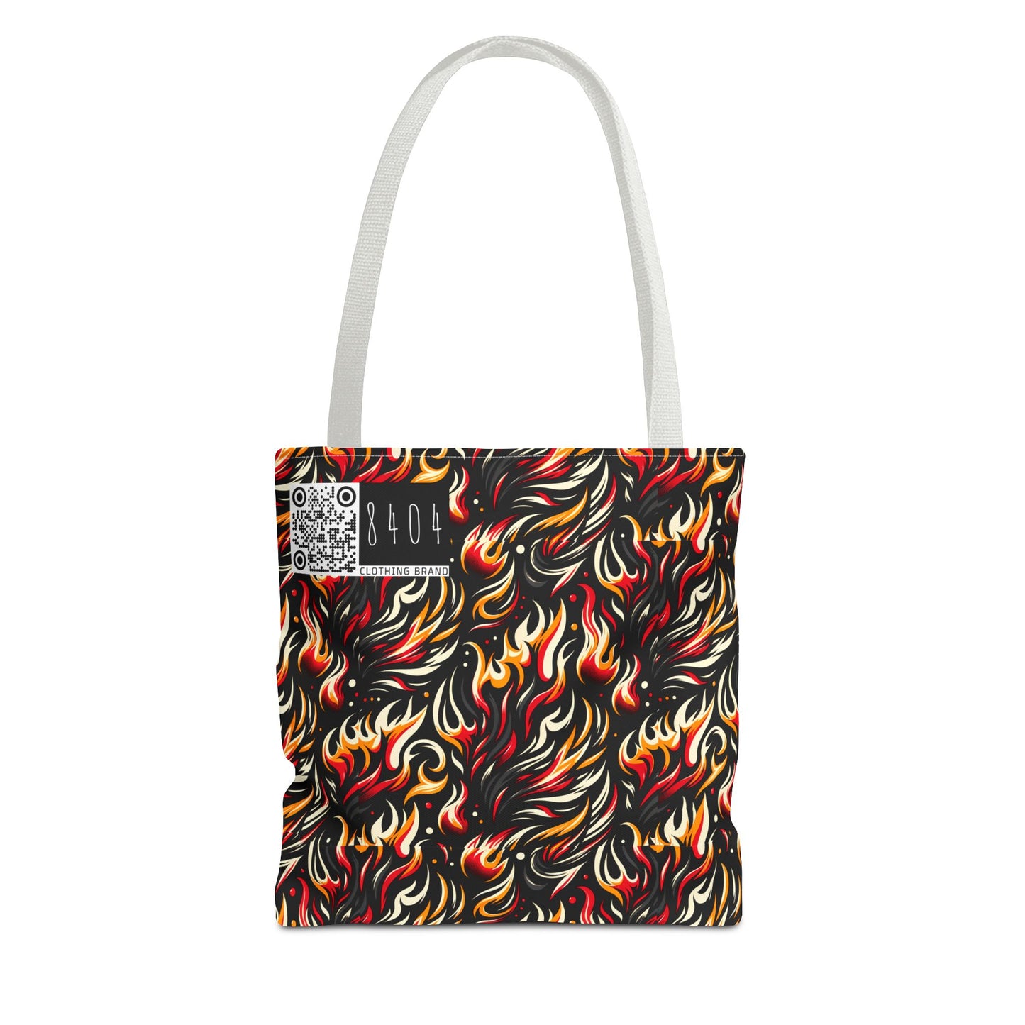 Fire & Flames Bold Streetwear Statement Tote Bag - 8404 Design-60