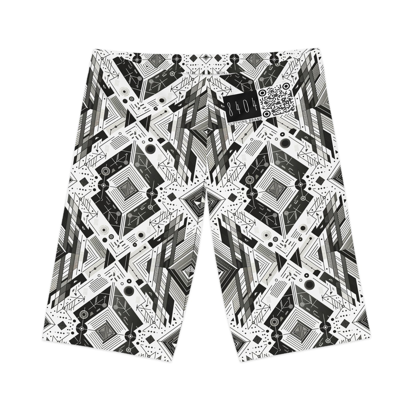 Digital Minimalism Minimalist Tech Women's Bike Shorts - 8404 Design-51