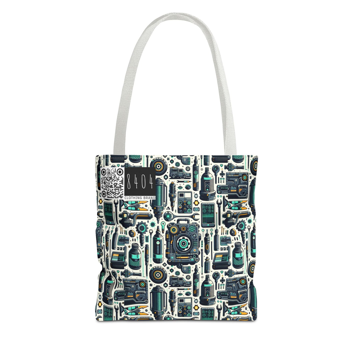 Tech Utility Fusion Modern Tech Streetwear Tote Bag - 8404 Design-53