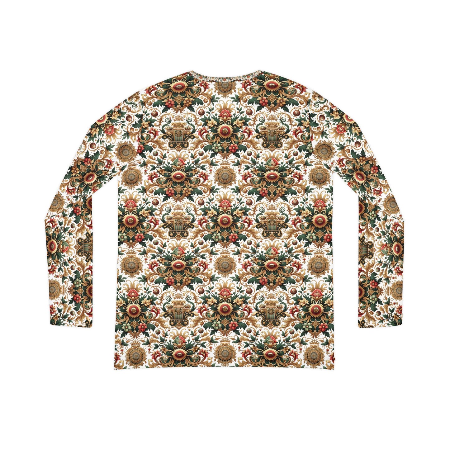 Monogram Madness Luxurious Streetwear Women's Long Sleeve V-Neck Shirt - 8404 Design-68