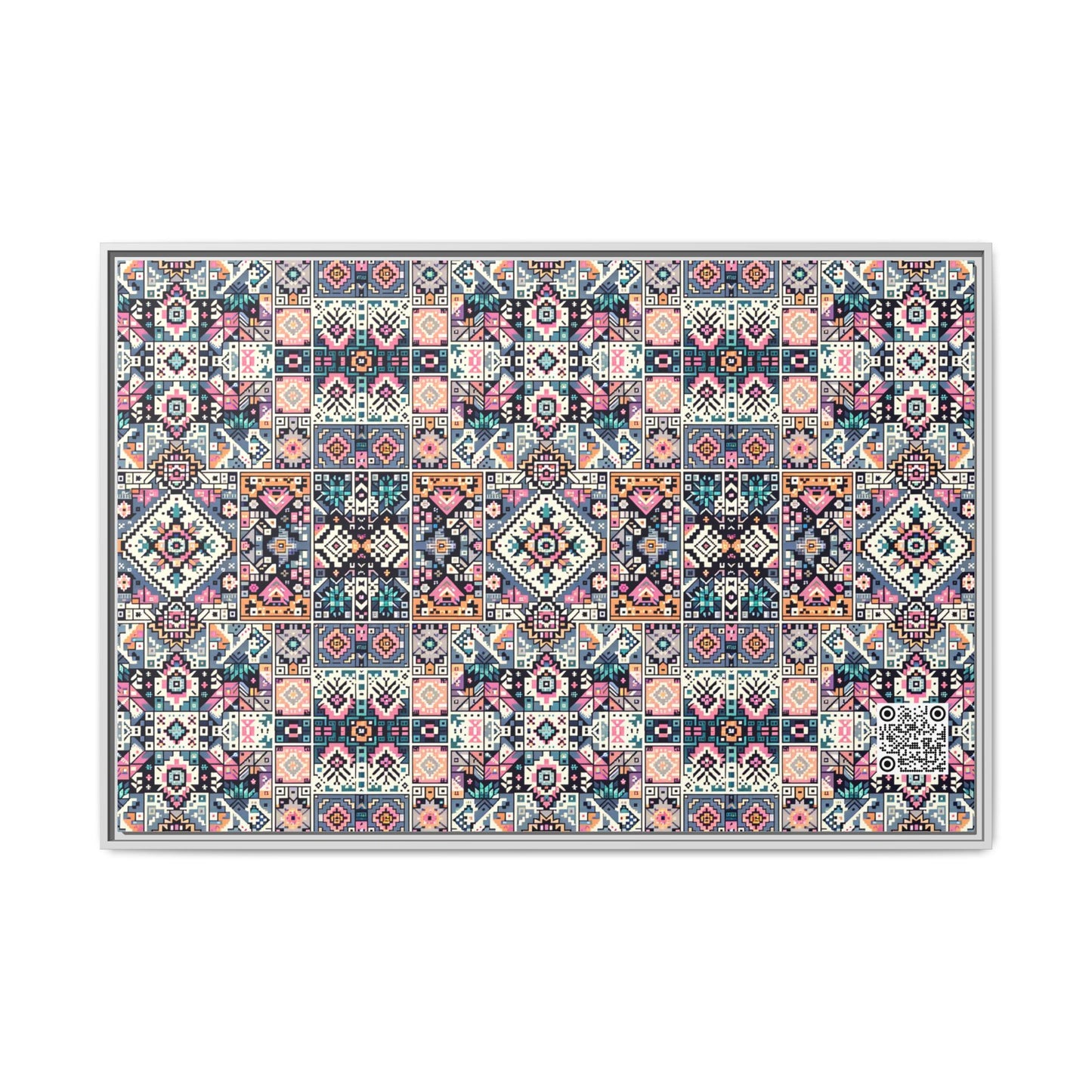 Matte Canvas, Framed (multi-Color) - 8404 Design-01