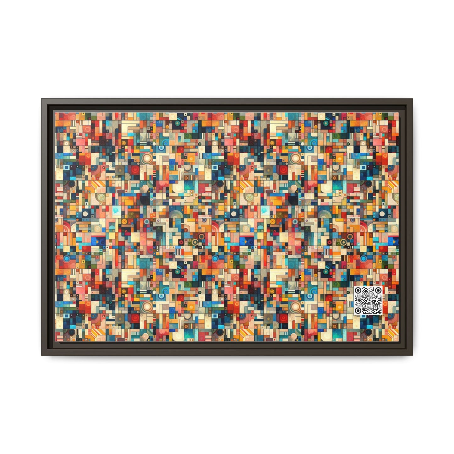 Digital Artistic Expression Artistic Streetwear Matte Canvas, Framed (multi-Color) - 8404 Design-46 B