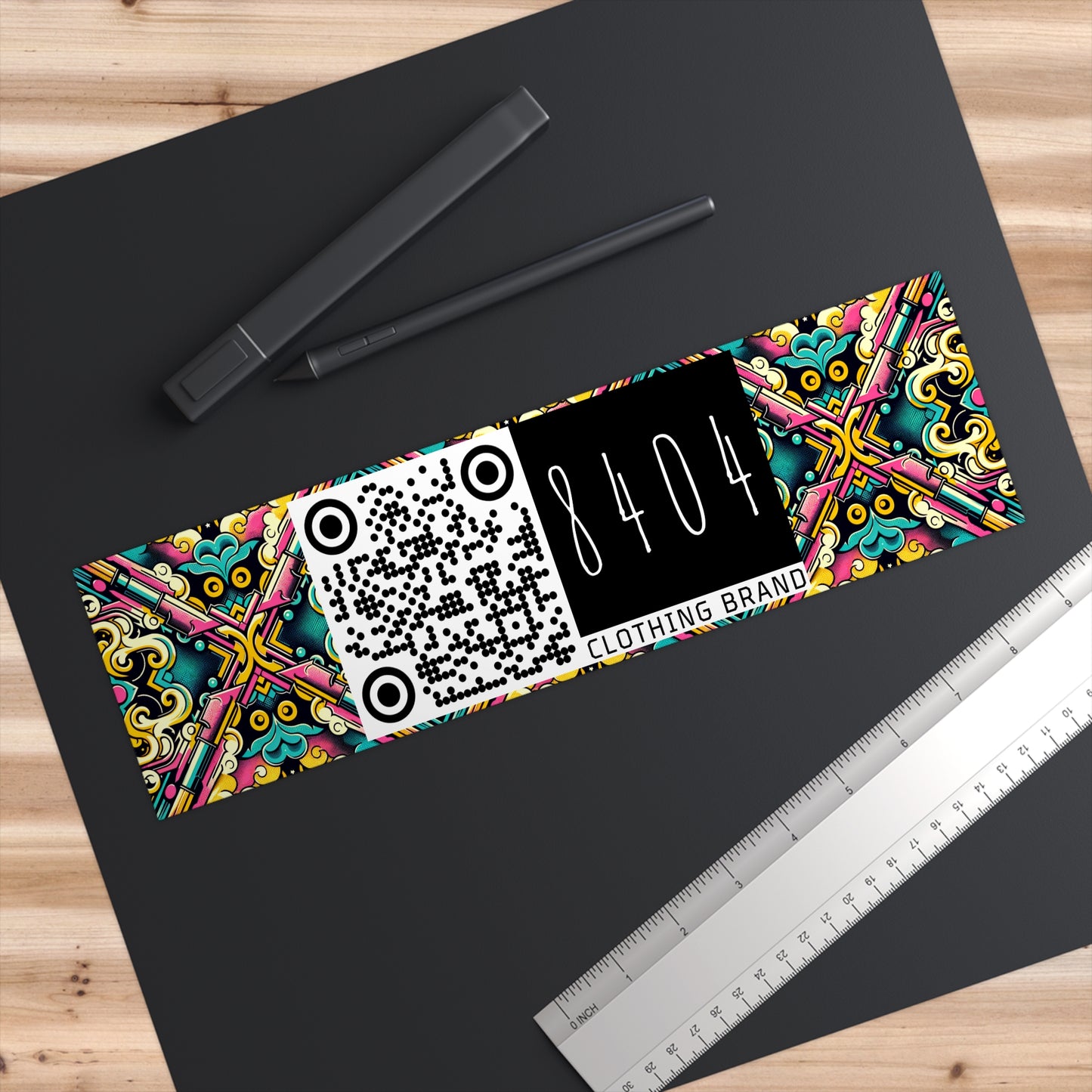 Neon Pop Art Revival Pop Culture Retro Bumper Sticker - 8404 Design-59