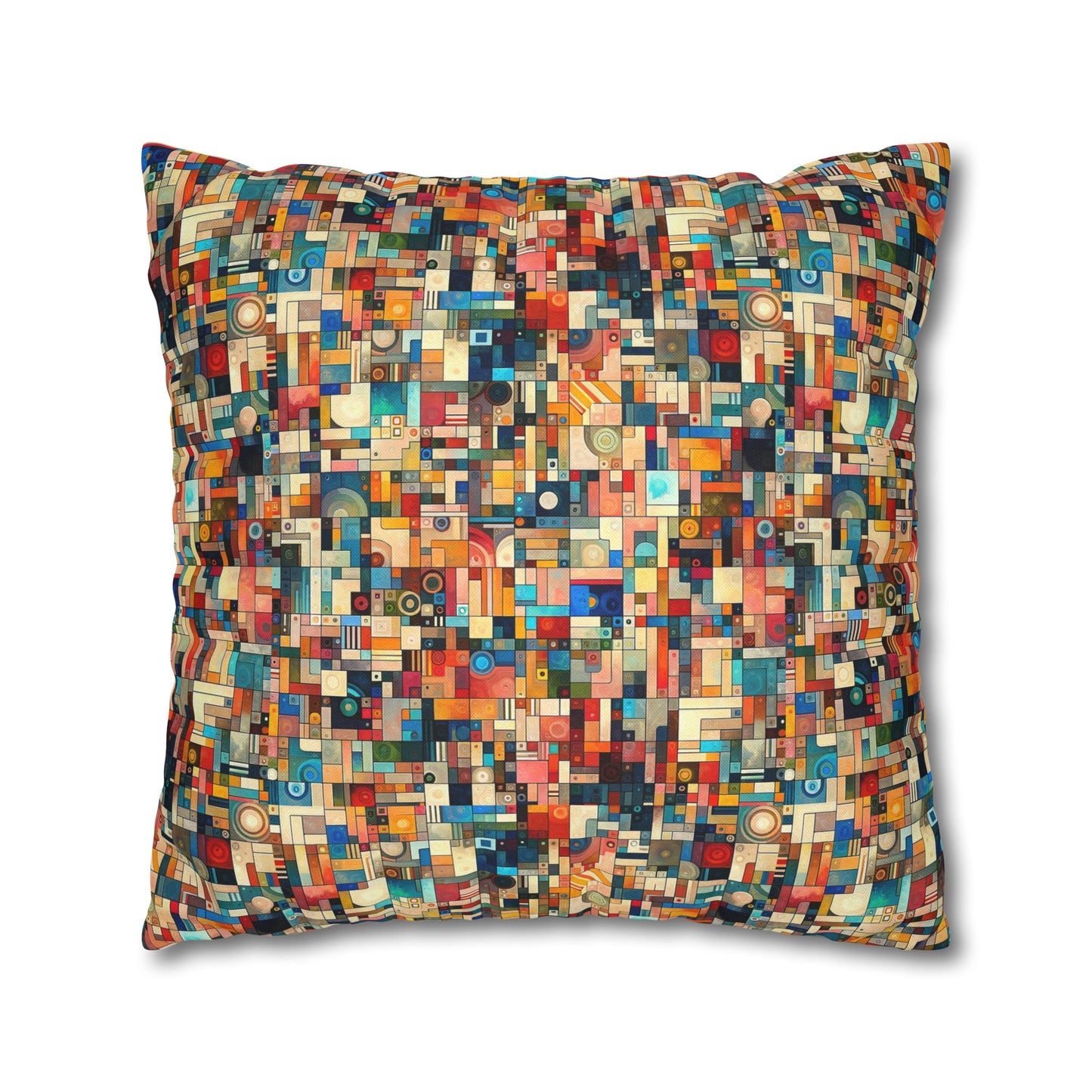 Digital Artistic Expression Artistic Streetwear Spun Polyester Square Pillowcase - 8404 Design-46