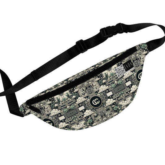 Cyber Garden Party Tech Garden Extravaganza Fanny Pack - 8404 Design-54