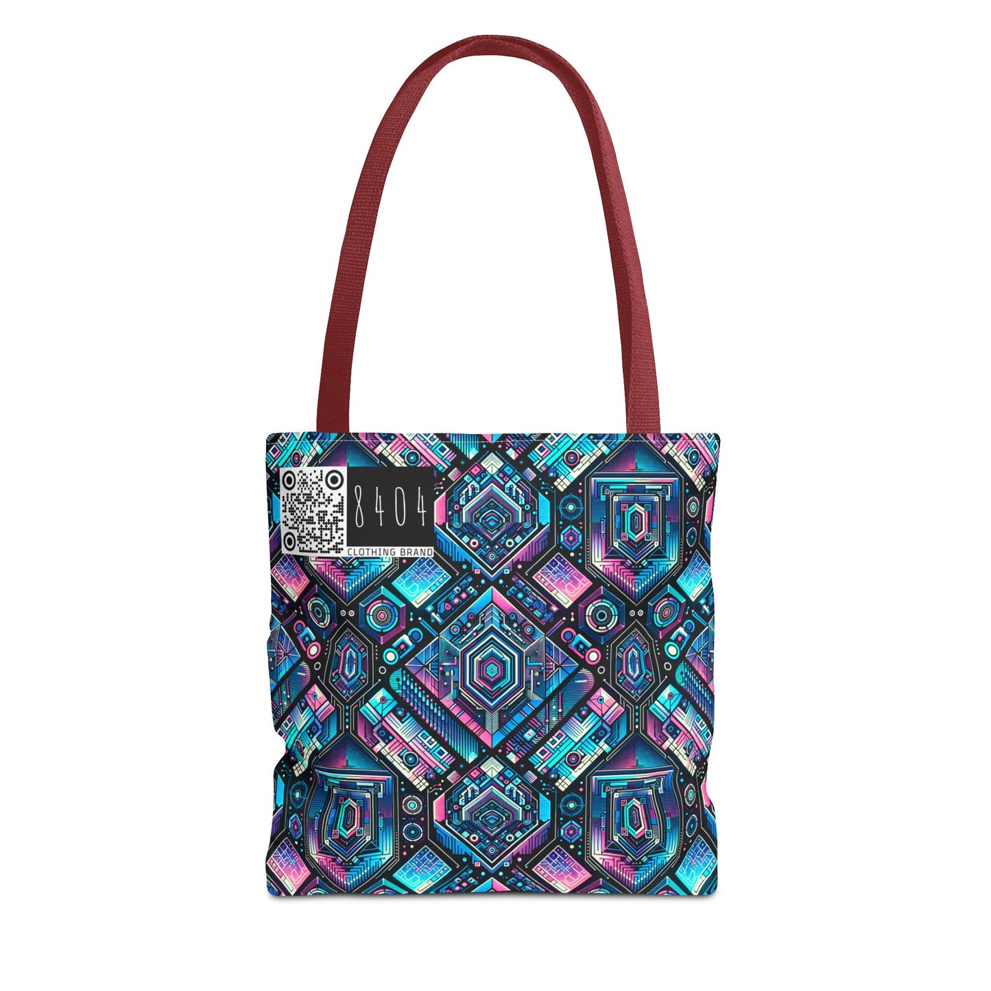 Digital Dreamland Futuristic Tech Aesthetic Tote Bag - 8404 Design-46