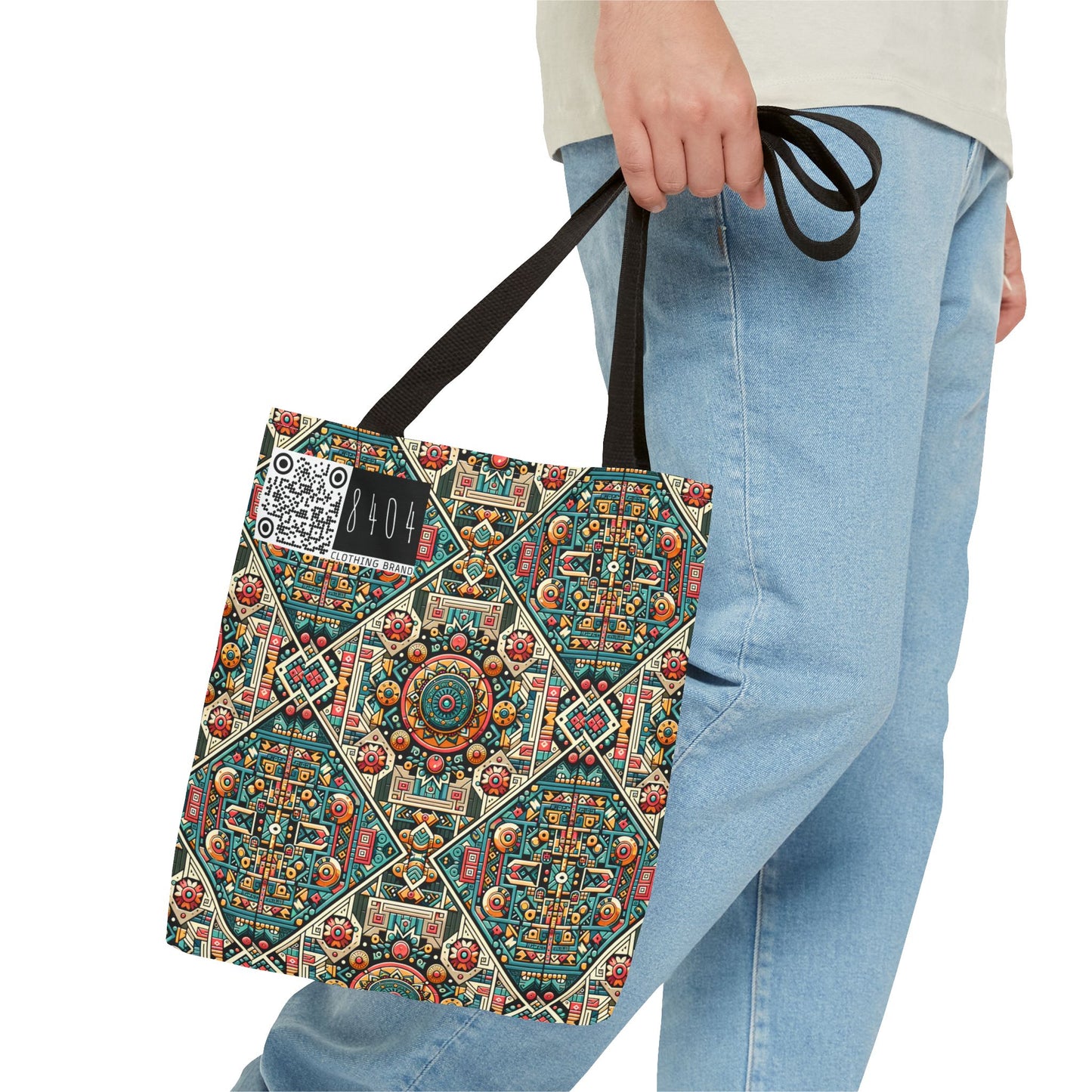 Cultural Fusion Tech Blend of Cultural Heritage With Tech-Inspired Elements Tote Bag - 8404 Design-74
