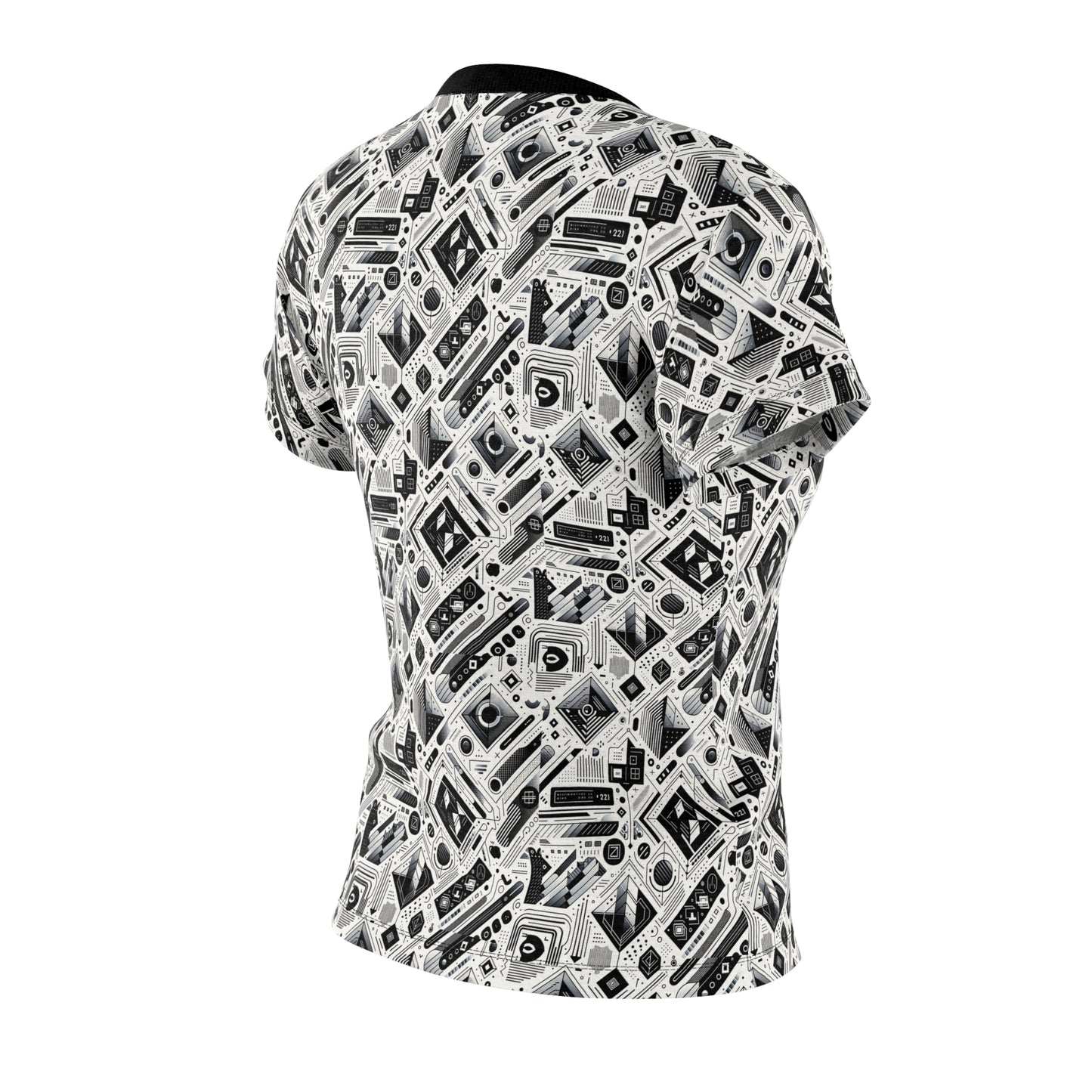 Tech Minimalism Minimalist Tech Women's Cut & Sew Tee - 8404 Design-72