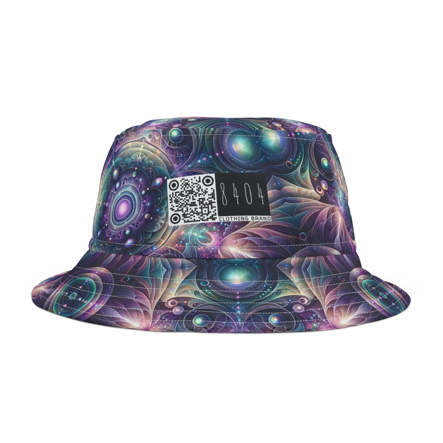 Iridescent Tech Fusion Tech-Forward Streetwear Bucket Hat - 8404 Design-61