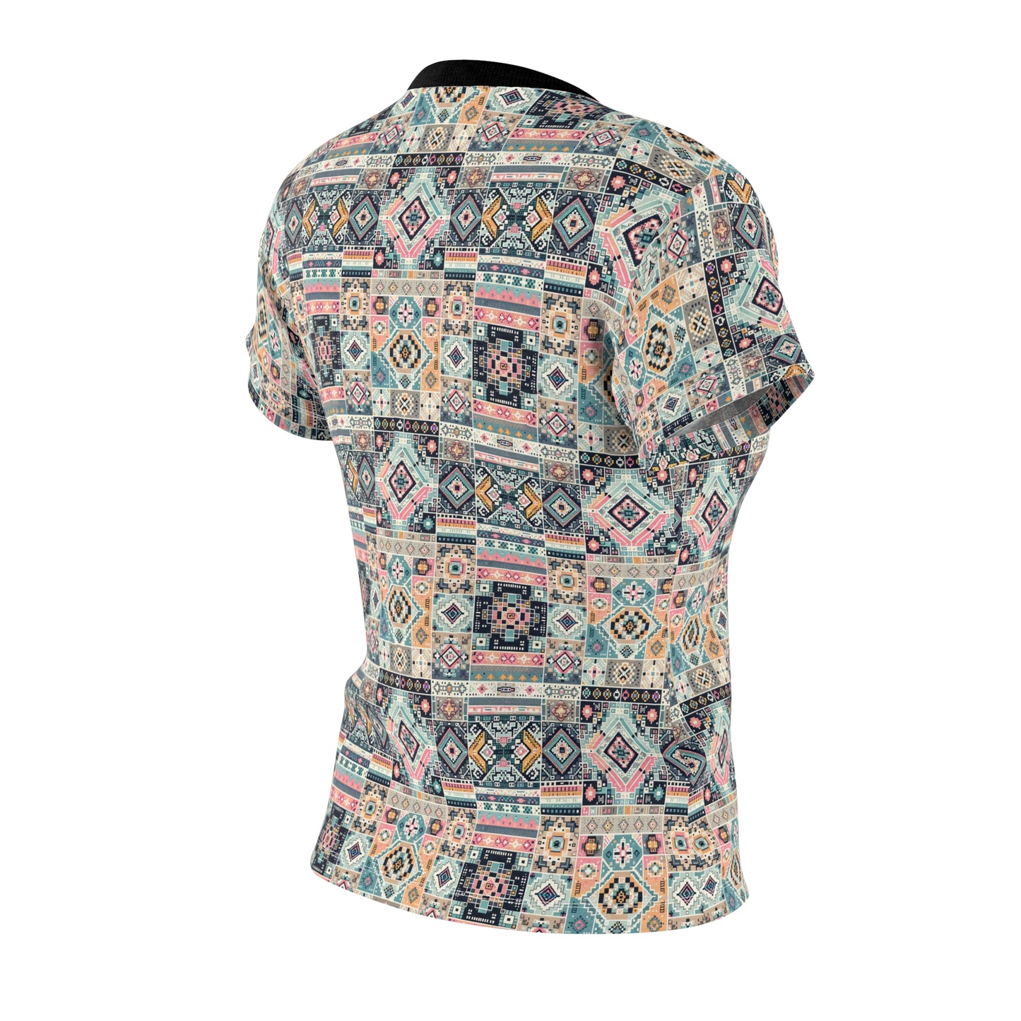 Digital Artisanal Fusion Digital Artisanal Women's Cut & Sew Tee - 8404 Design-55