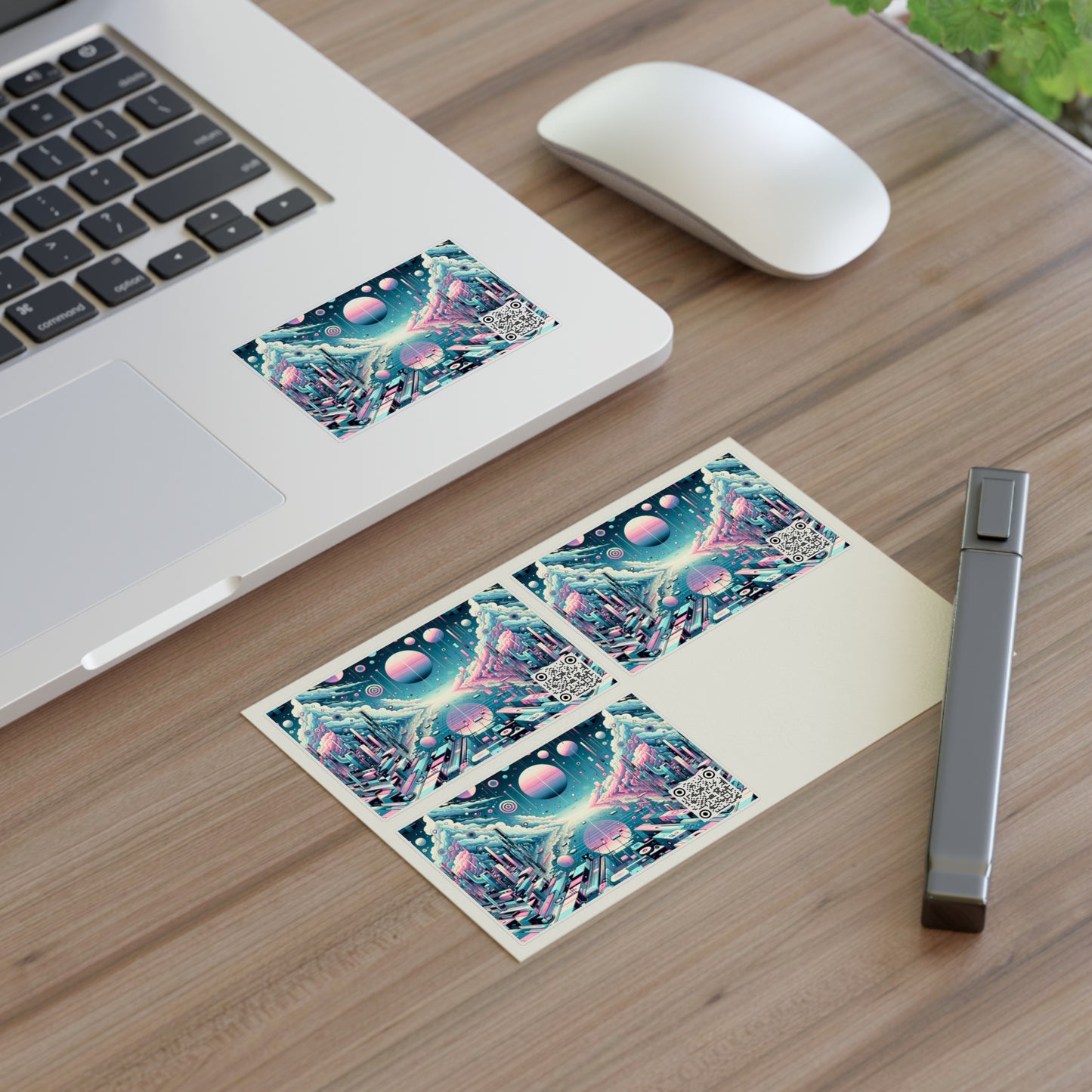 Digital Dreamscapes Digitally-Inspired Streetwear With a Dreamy, Surreal Twist Sticker Sheets - 8404 Design-61