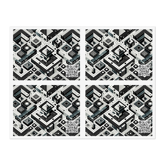 Tech-Forward Athleisure Sleek Tech Aesthetic Sticker Sheets - 8404 Design-37