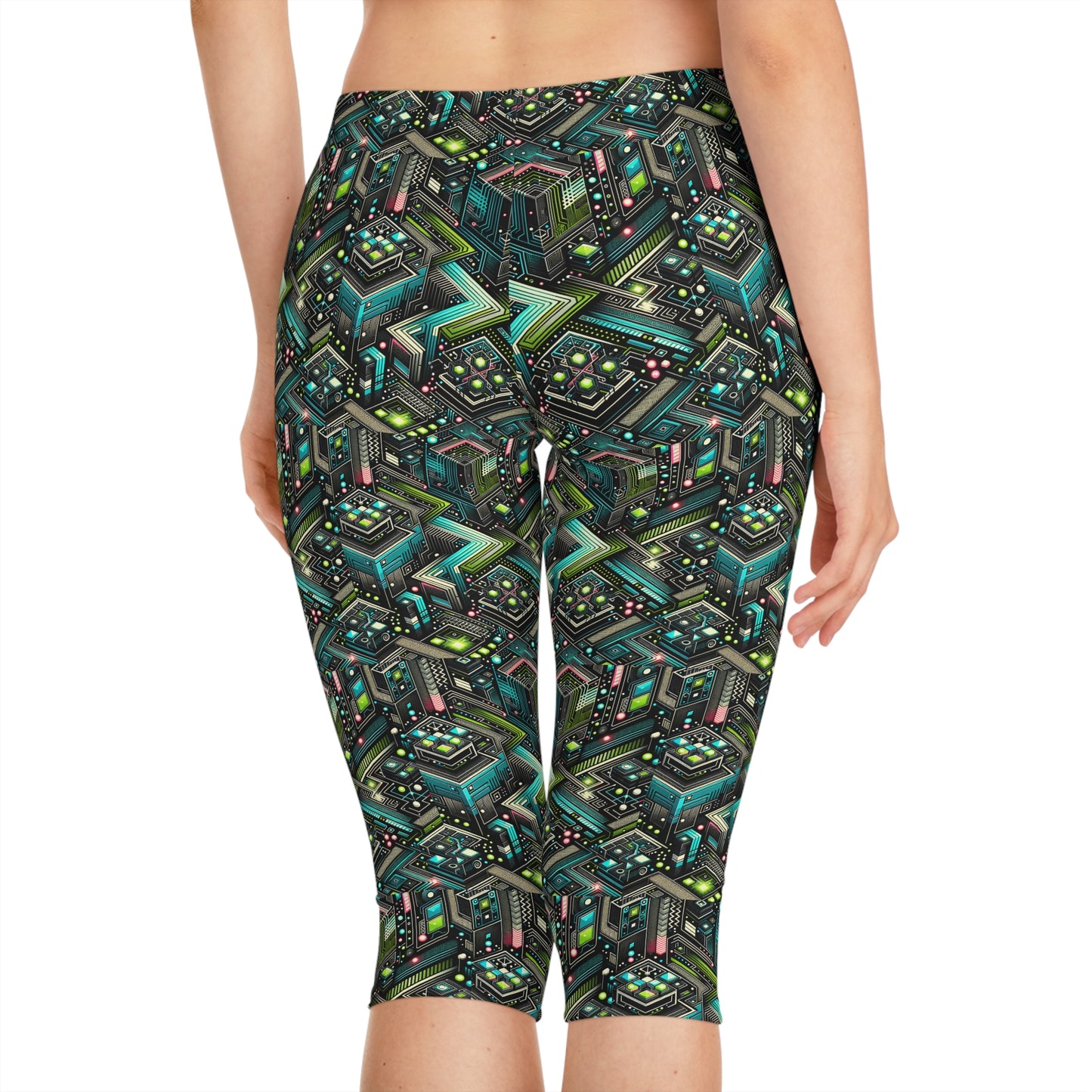 Women's Capri Leggings (aop)