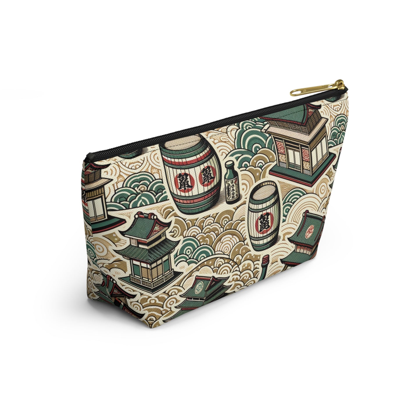Cultural Artisanal Fusion Contemporary Cultural Elegance Accessory Pouch W T-Bottom - 8404 Design-68