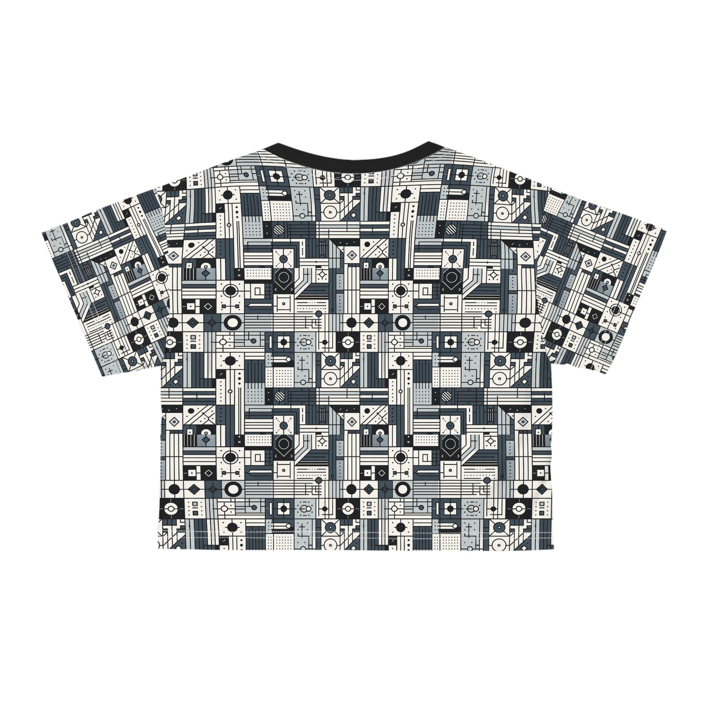 Digital Minimalism Minimalist Tech Crop Tee - 8404 Design-49
