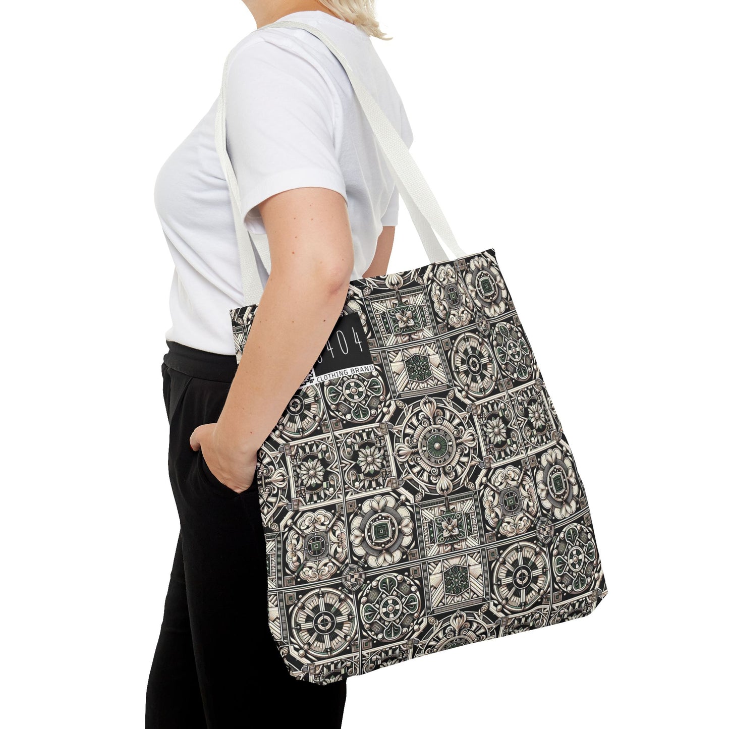 Cyber Garden Party Tech Garden Extravaganza Tote Bag - 8404 Design-45