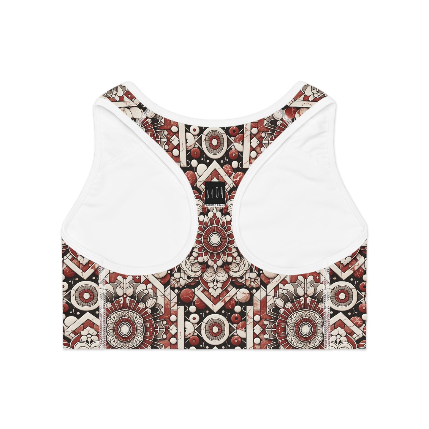 Neo Jomon Sculptural Aesthetics Artisanal Streetwear Sports Bra - 8404 Design-55