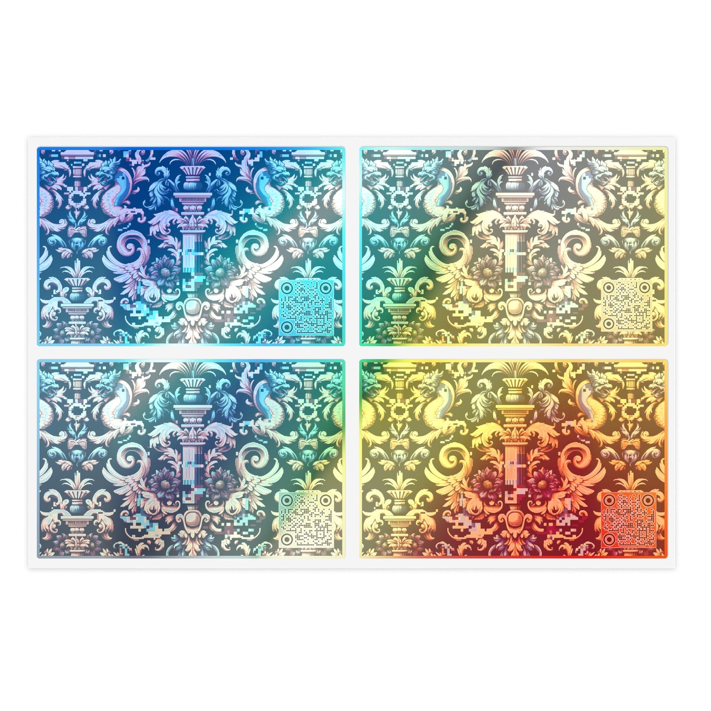 Digital Renaissance Modern Baroque Fusion Sticker Sheets - 8404 Design-57