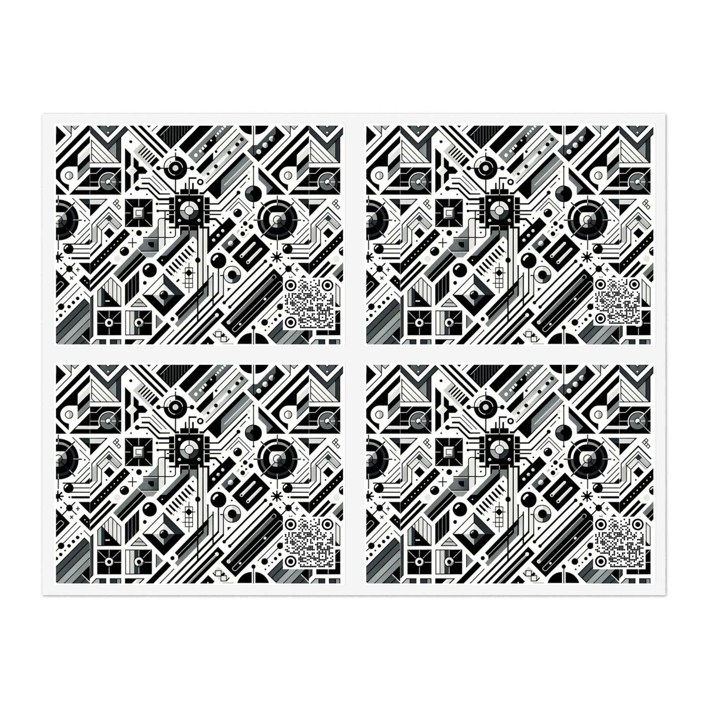 Digital Minimalism Minimalist Tech Sticker Sheets - 8404 Design-62