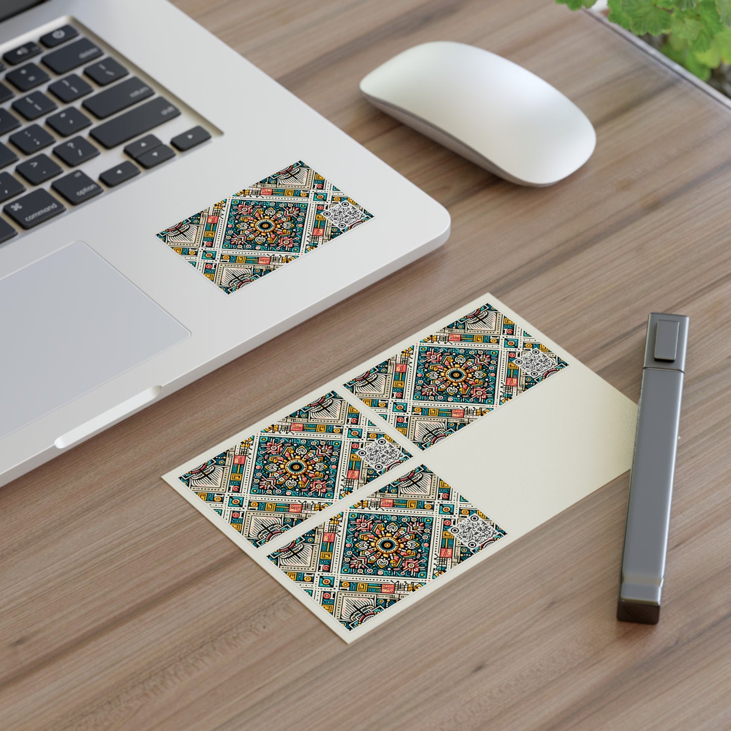 Cultural Fusion Tech Blend of Cultural Heritage With Tech-Inspired Elements Sticker Sheets - 8404 Design-64