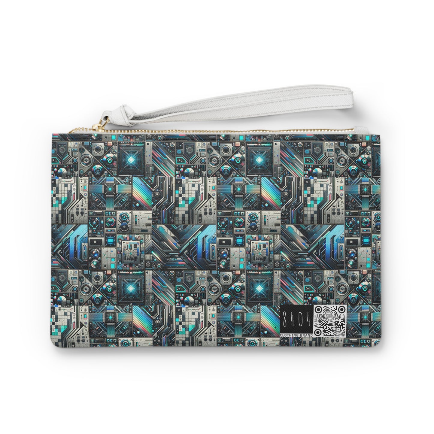 Tech-Infused Futurism Sleek Tech Edge Clutch Bag - 8404 Design-48